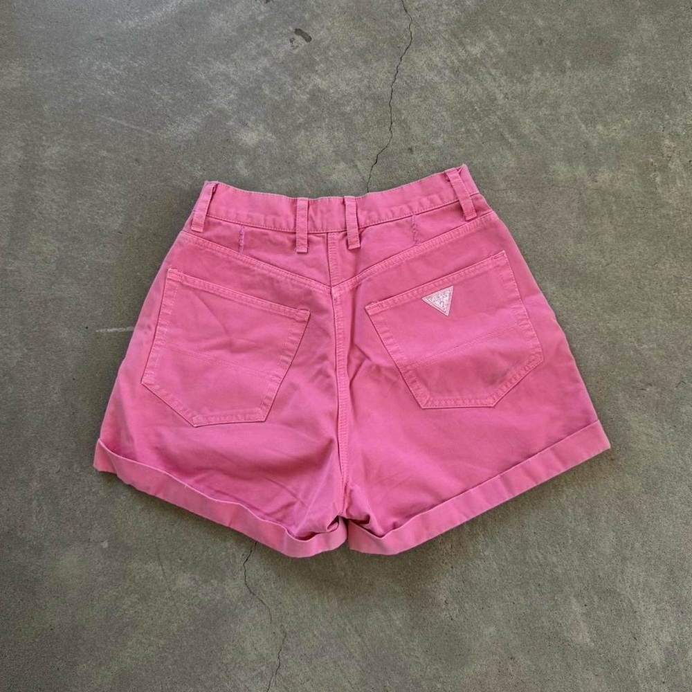 Guess Pink High Waist Shorts